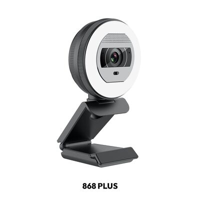 Buy 2K 30fps Touch Light Web Camera USB Webcam Auto Focus Lens online manufacture