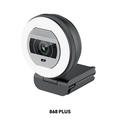 kopen Autofocus 30fps 2K Webcam USB Webcamera met Touch Ring Light online manufacture