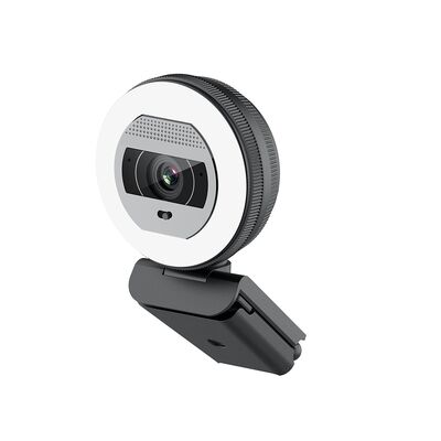 comprar Cámara web de video de enfoque automático 2K 30fps Cámara web USB con luz de anillo táctil online manufacture