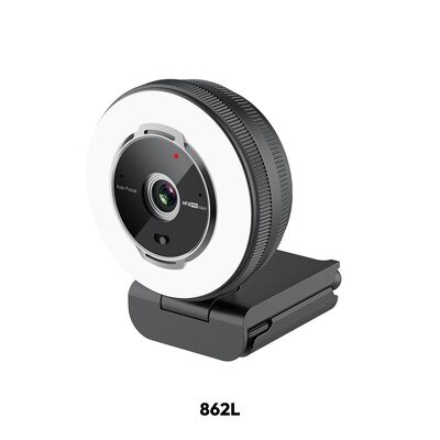 Buy 4K UHD Web Camera Fast Auto Focus Ring Light External USB Camera online manufacture