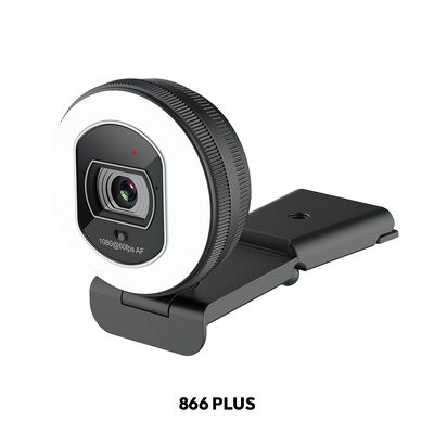 Buy 2K 30fps Live Streaming Webcam Remote Control Touch Light USB Video Web Camera online manufacture