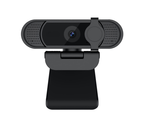 Αγορά 2K Webcam Διπλό μικρόφωνο κάλυψη απορρήτου κάμερα USB για βίντεο κλήσεις online manufacture