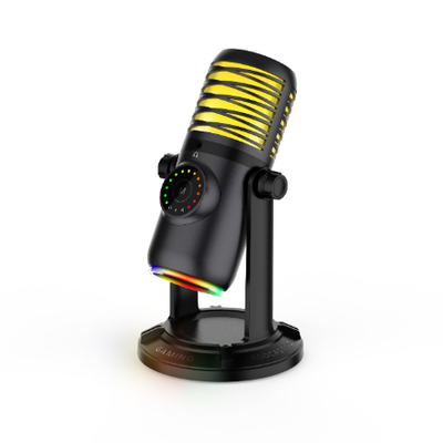 주문 RGB 조명 다중 패턴 녹음을 통한 콘텐츠 제작용 USB 마이크 online manufacture